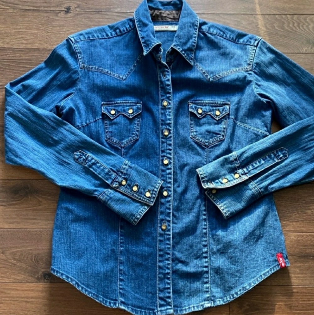 Levi's Blue Denim Shirt